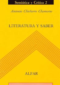 Literatura y saber