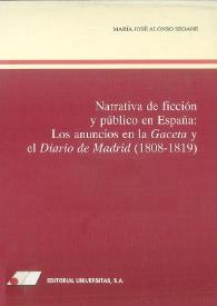 Narrativa de ficción y público en España: los anuncios en la 