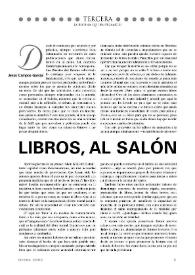 Libros, al salón  