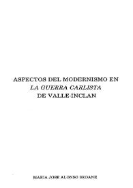 Aspectos del modernismo en 