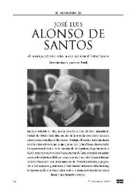 José Luis Alonso de Santos: una entrevista de Ignacio del Moral