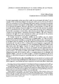 Justicia y jurisdicción militar en el nuevo sistema de los tercios
creado en el reinado de Carlos V