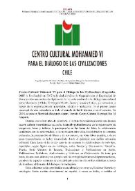 Centro Cultural Mohamed VI para el Diálogo de las Civilizaciones [editorial] (Coquimbo, 2007-  ) [Semblanza]