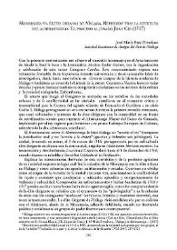 Monarquía vs. élites urbanas de Málaga. Represión tras la revuelta del almirantazgo. El proceso al jurado Juan Cid (1517)