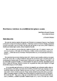 Escritores y teóricos: La estabilidad del género cuento