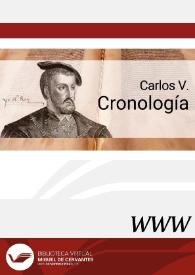 Carlos V. Cronología