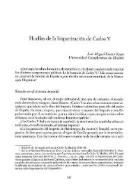 Huellas de la hispanización de Carlos V