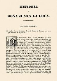 Historia de la célebre Reina de España Doña Juana, llamada vulgarmente, La Loca