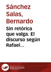 Sin retórica que valga. El discurso según Rafael Azcona