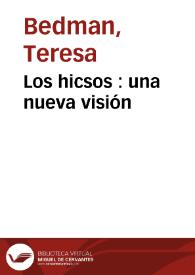 Los hicsos : una nueva visión