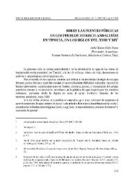 Sobre fuentes públicas en los pueblos moriscos-andalusíes en Túnez, en los siglos XVII, XVIII y XIX