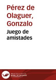 Juego de amistades