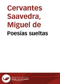 Poesías sueltas