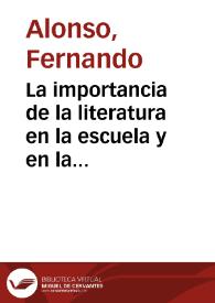 La importancia de la literatura en la escuela y en la casa