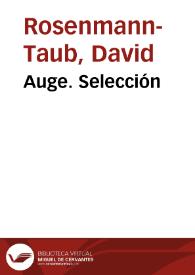 Auge. Selección