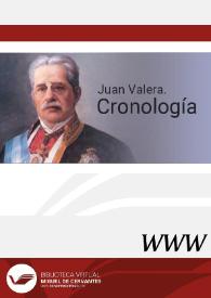 Juan Valera. Cronología