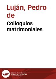 Colloquios matrimoniales