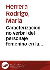 Caracterización no verbal del personaje femenino en la novela del siglo XIX: 