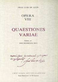 Quaestiones variae