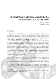 Aproximació als islams d’Europa occidental en el cinema