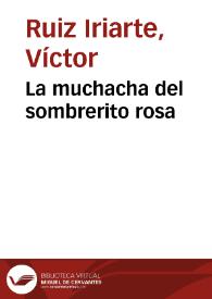 La muchacha del sombrerito rosa