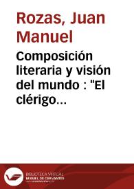 Composición literaria y visión del mundo : 