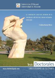 La construcción social del problema de la conciliación vida familiar y laboral en España, 1999-2009