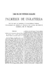 Palmerín de Inglaterra. 1ª parte (1547)