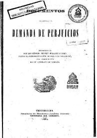 Documentos relativos a la demanda de perjuicios establecida por los señores Binney Melhado y Comp. contra la representación de don Juan Vilardebó, por inejecución de un contrato de ganado