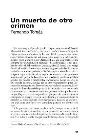 Un muerto de otro crimen