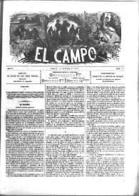 El Campo. Núm. 7, 1 de marzo de 1877