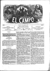 El Campo. Núm. 9, 1 de abril de 1877