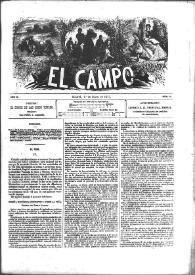 El Campo. Núm. 11, 1 de mayo de 1877