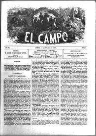 El Campo. Núm. 5, 1 de febrero de 1878