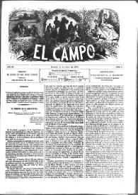 El Campo. Núm. 9, 1 de abril de 1878