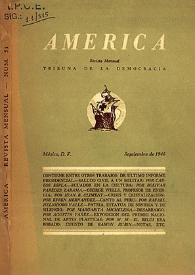 América : Revista Mensual, Tribuna De La Democracia