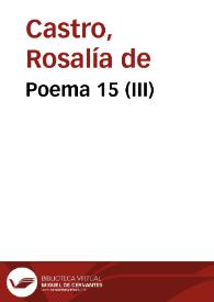 Poema 15 (III)