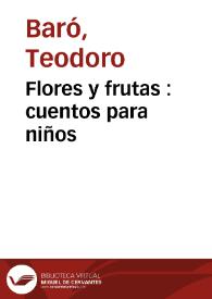 Flores y frutas : cuentos para niños 