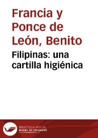 Filipinas: una cartilla higiénica