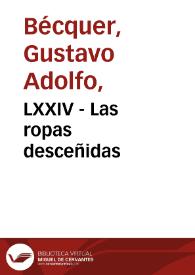 LXXIV - Las ropas desceñidas