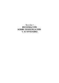 Revista de Hispanismo Filosófico, núm. 1 (1996). Información sobre investigación y actividades