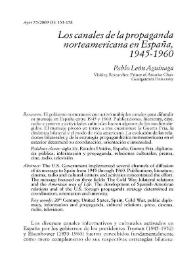 Los canales de la propaganda norteamericana en España, 1945-1960