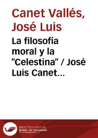 La filosofía moral y la 