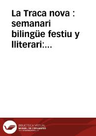 La Traca nova  : semanari bilingüe festiu y lliterari: Año IV Época II Número 11 - 27 enero 1912