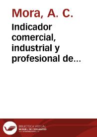 Indicador comercial, industrial y profesional de Valencia: 1909