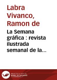 La Semana gráfica : revista ilustrada semanal de la región de Levante. Año VI Número 185 - 25 enero 1930