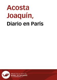 Diario en París