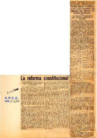 La reforma constitucional