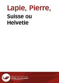 Suisse ou Helvetie