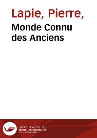 Monde Connu des Anciens